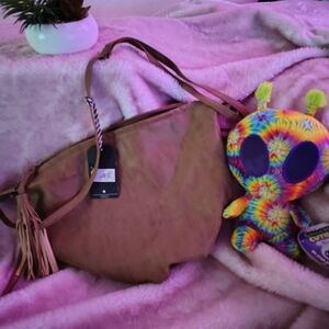 Chic Brown Women's Shoulder Bag